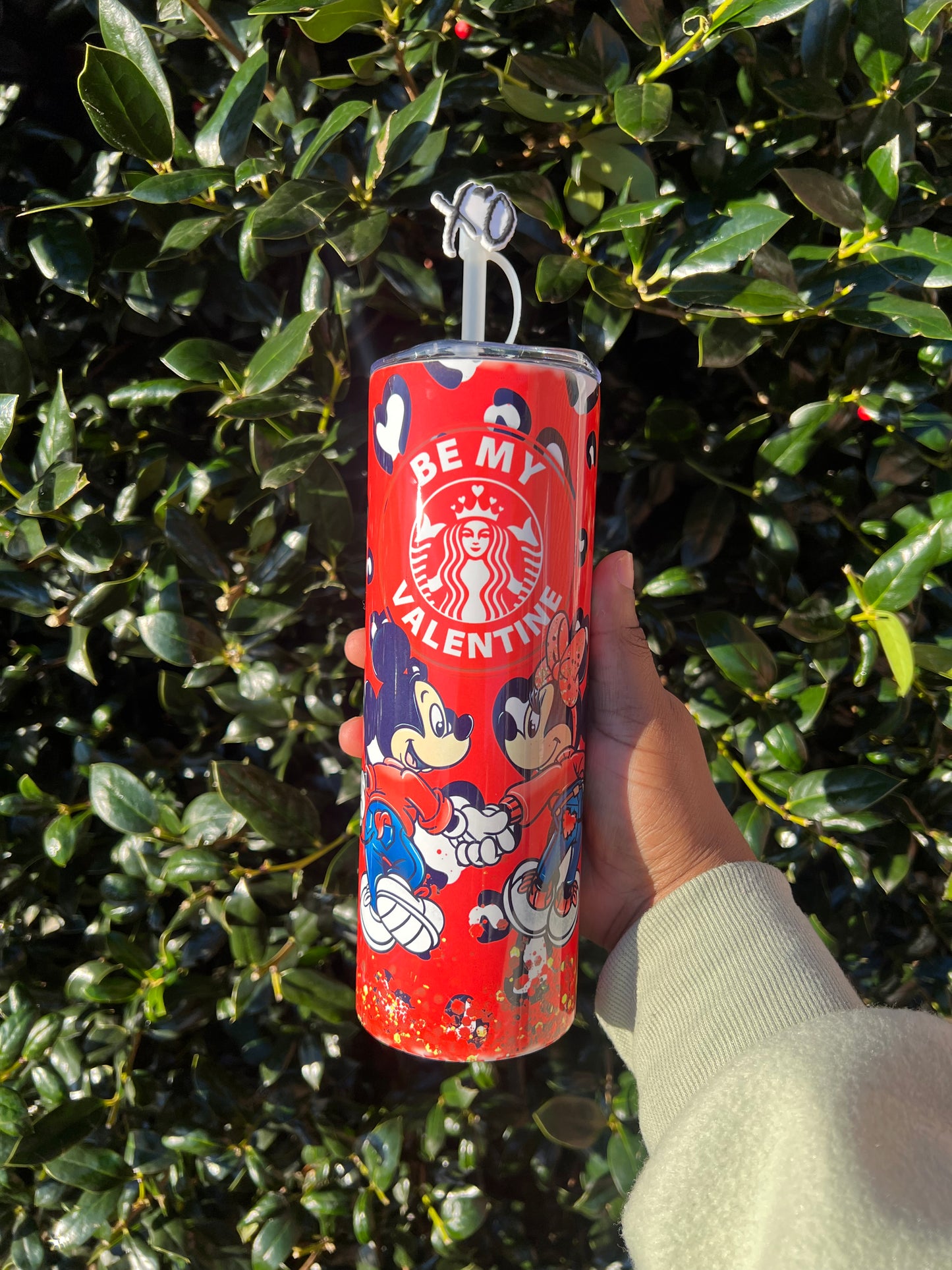 Minnie & Mickey Vday Tumbler