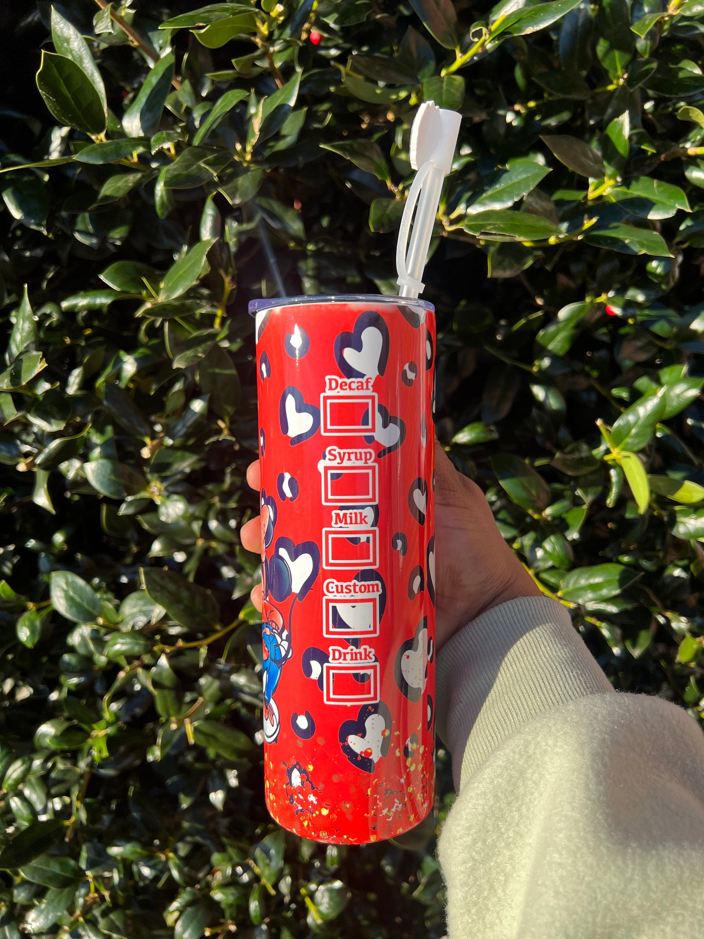 Minnie & Mickey Vday Tumbler