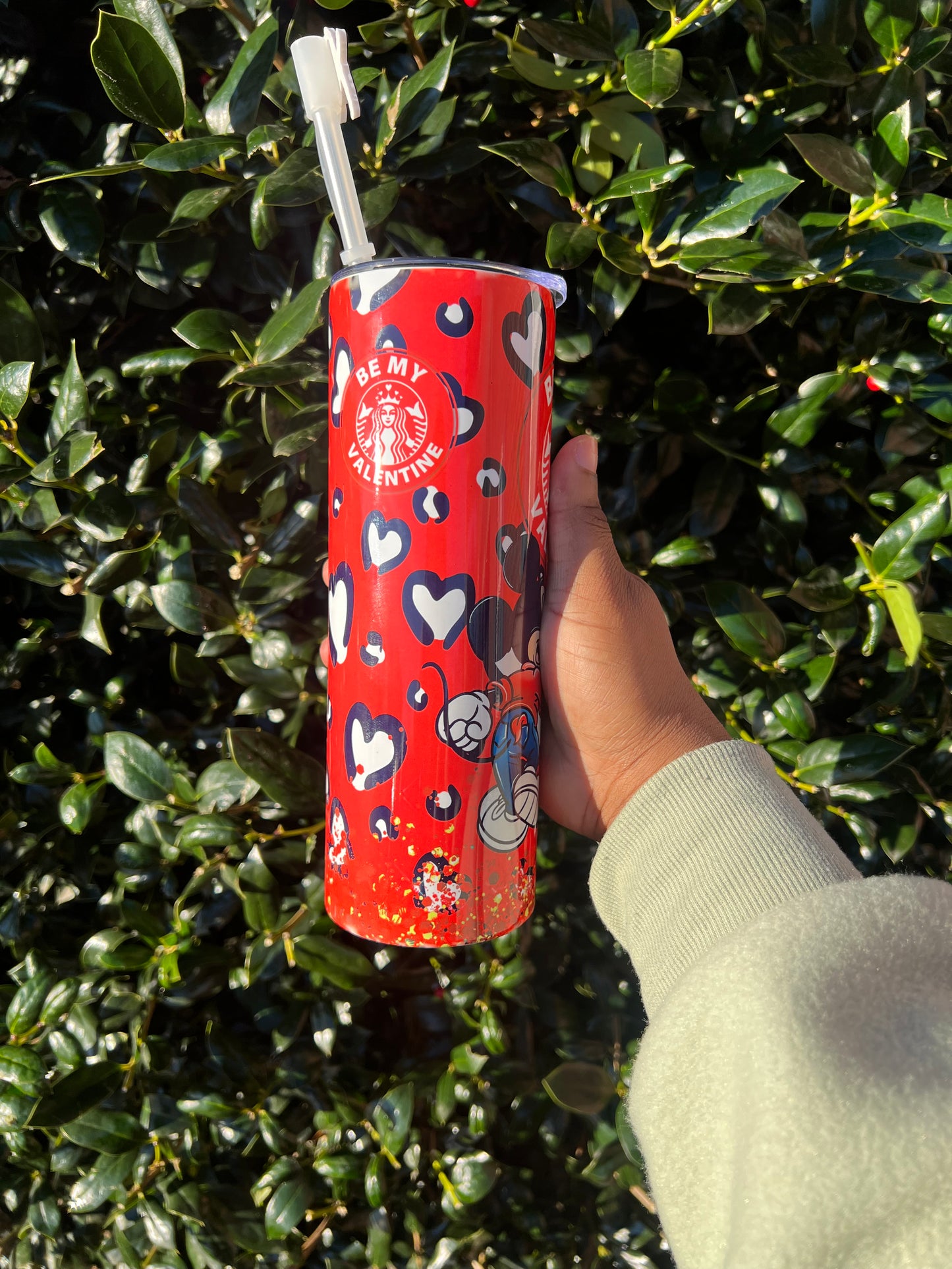 Minnie & Mickey Vday Tumbler