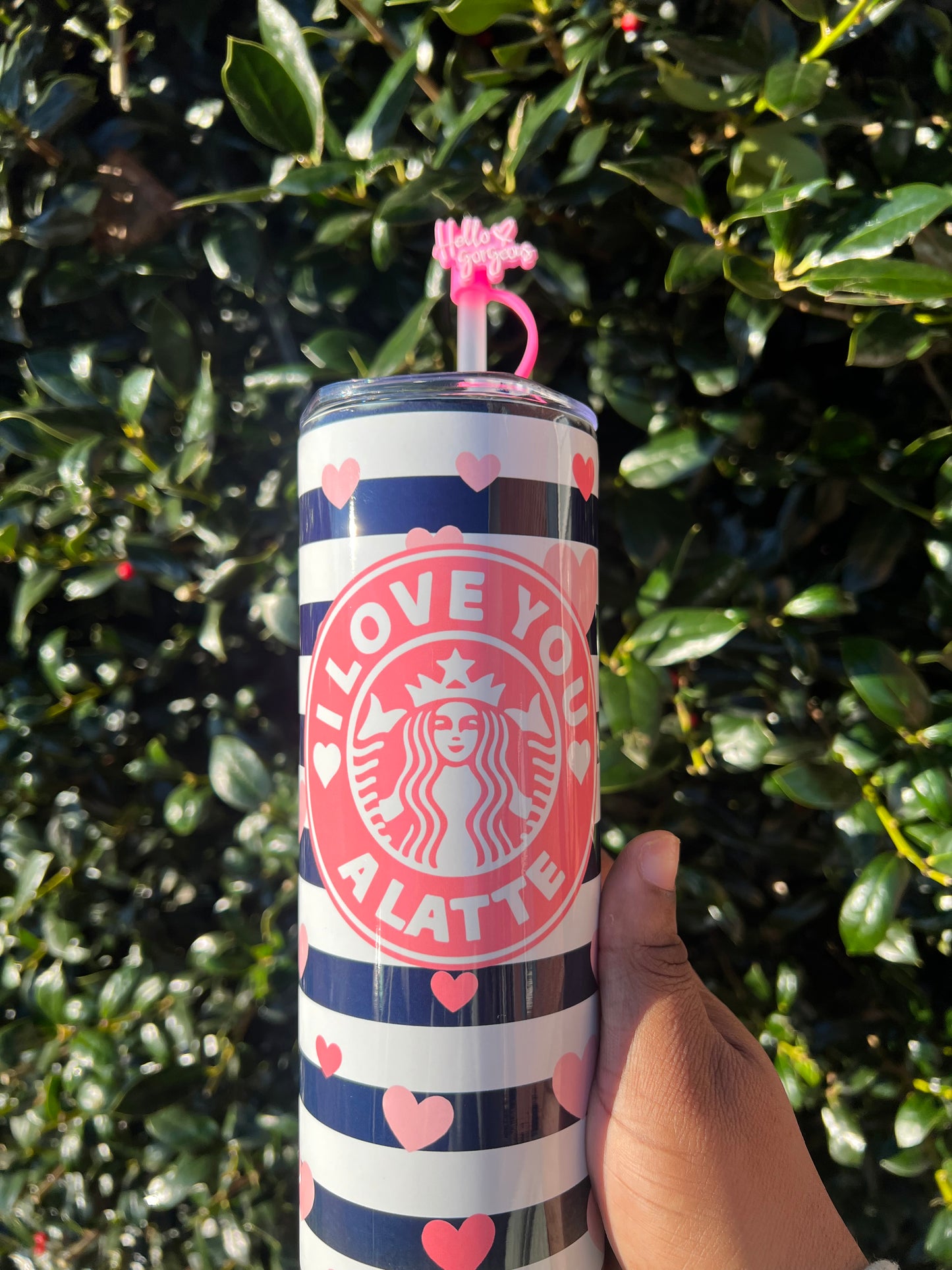I love you “ A Latte” Vday Tumbler