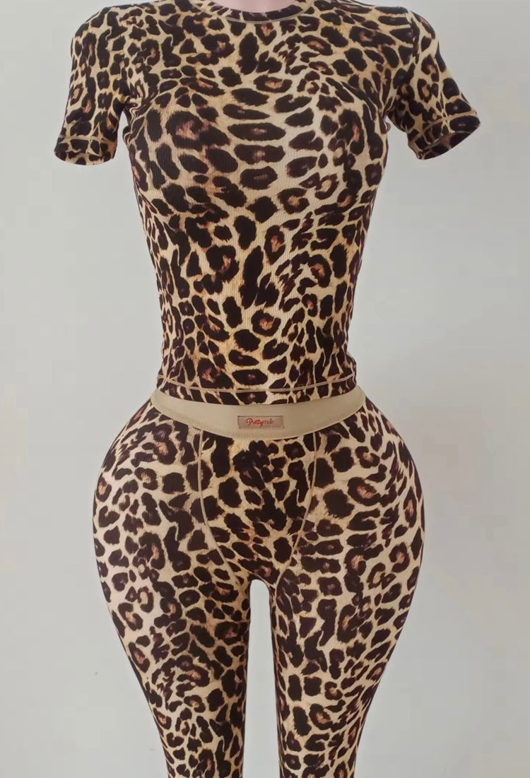 Big Mama -Leopard Print Set