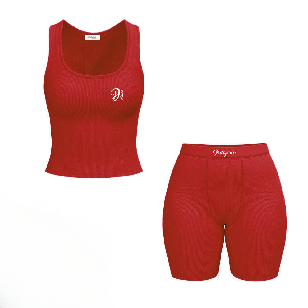 “Hot Girl” Lounge Set - Red