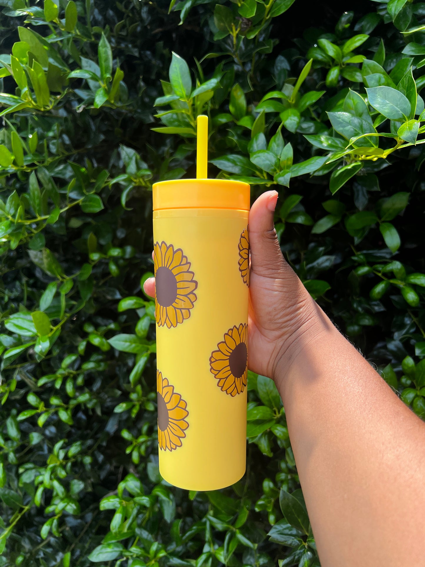 Sunflower tumbler