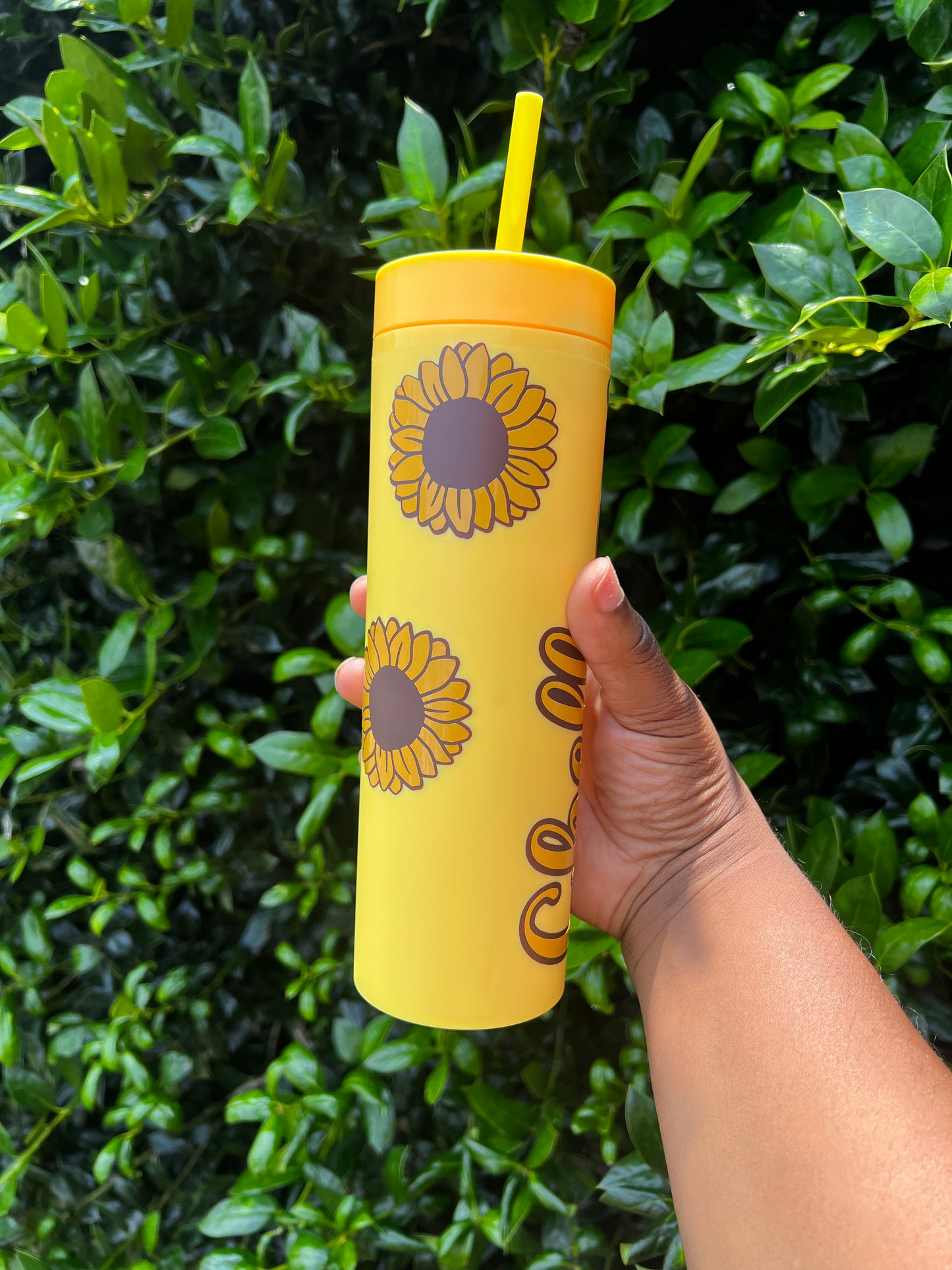 Sunflower tumbler