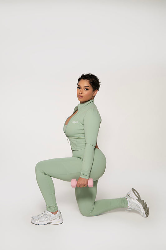 3 piece Active set - Sage