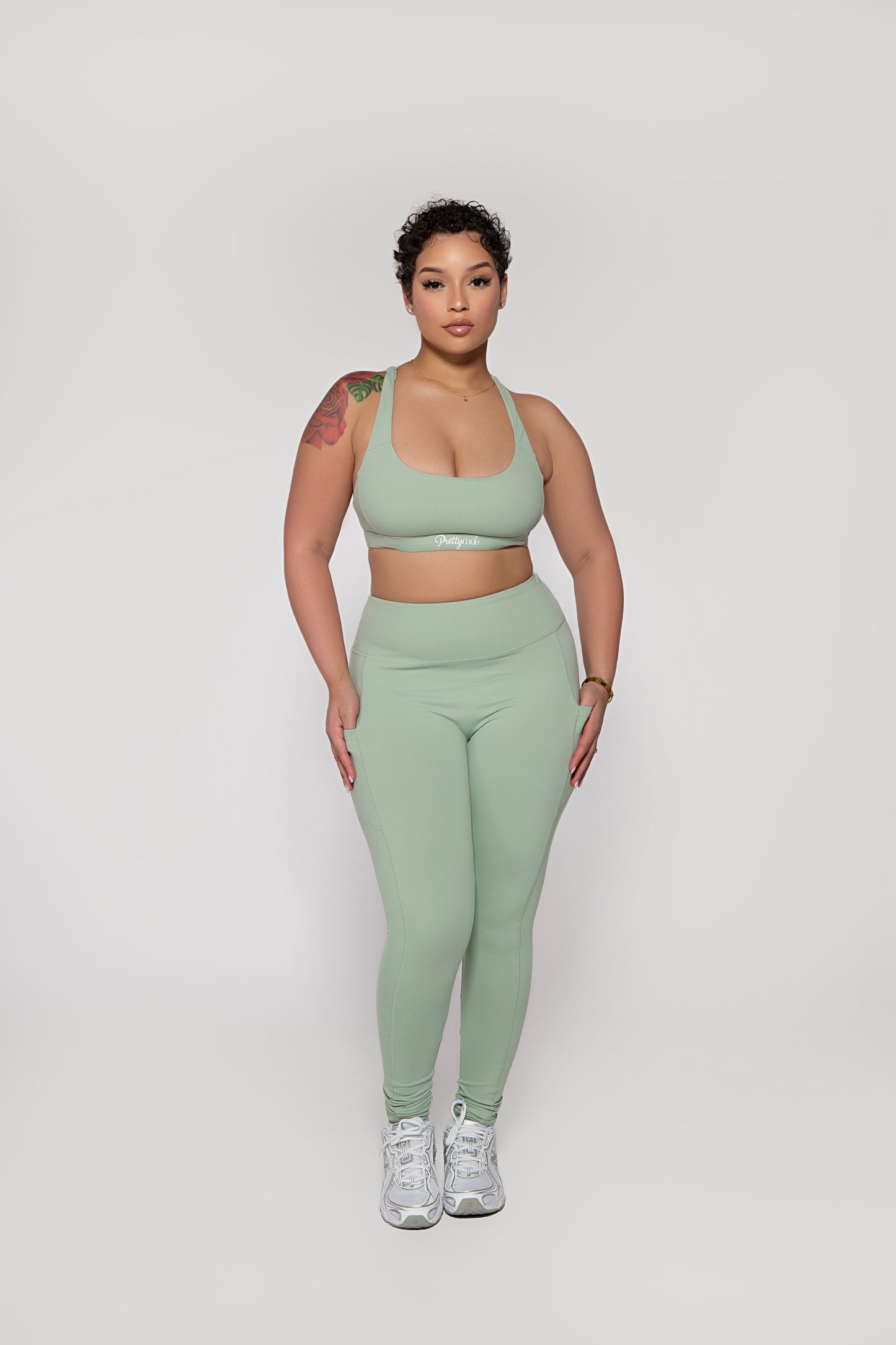 3 piece Active set - Sage