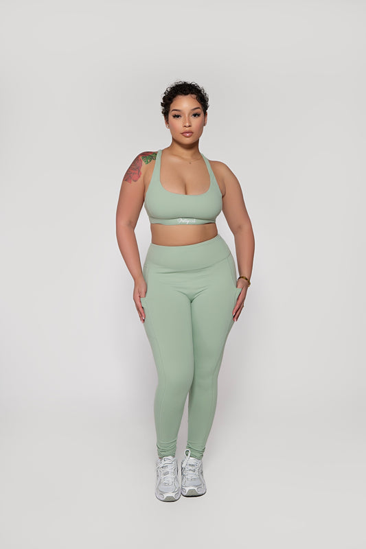 3 piece Active set - Sage