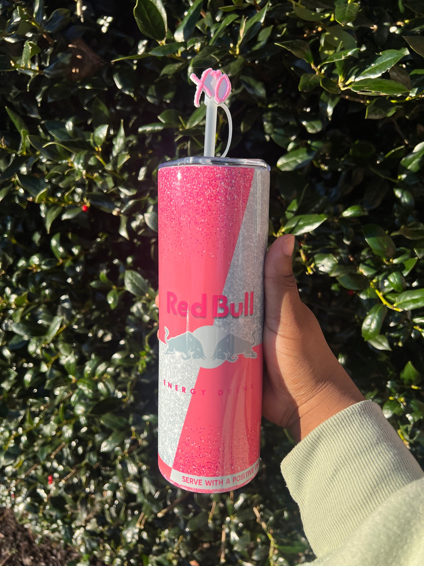 Pink Redbull Tumbler