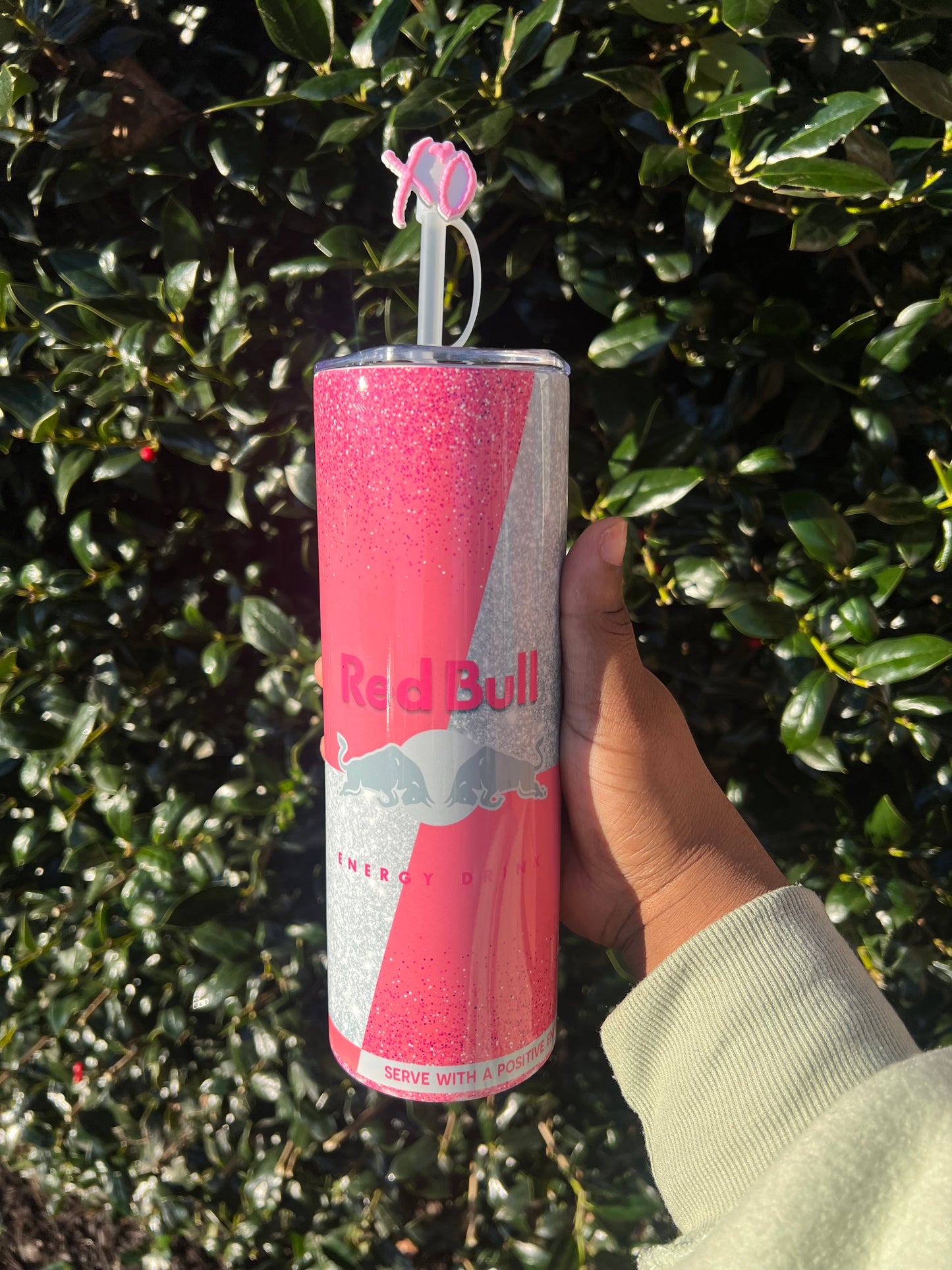 Pink Redbull Tumbler