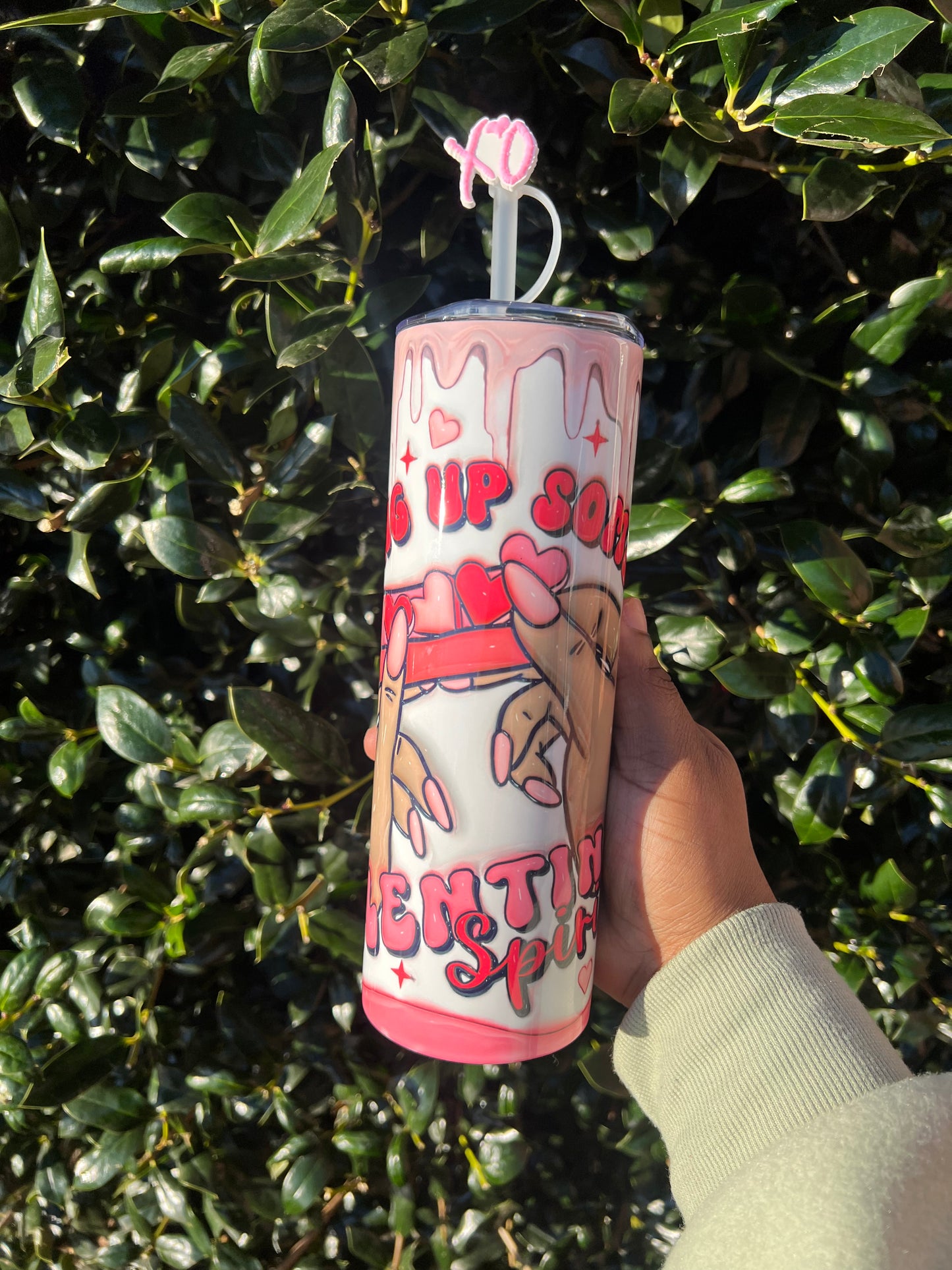“Rolling up” Vday tumbler